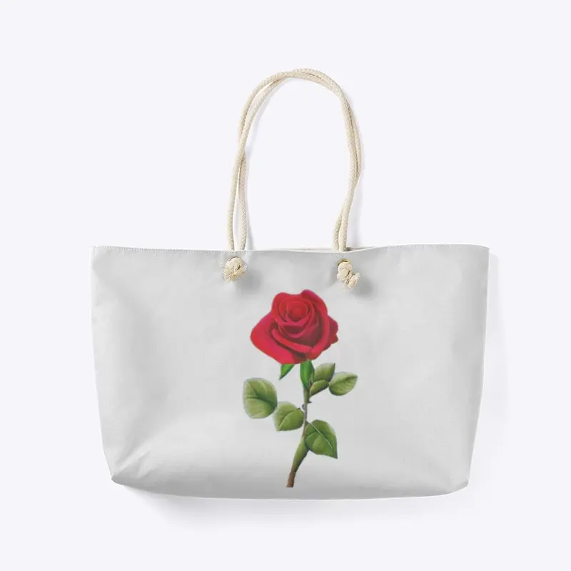 The Rose Flower Weekend Tote Bag