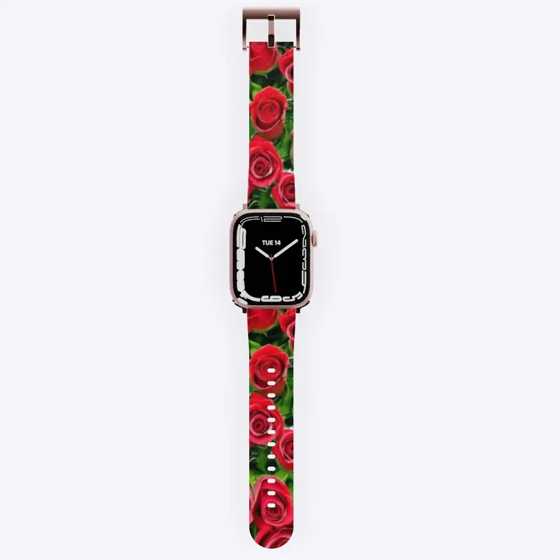 The Rose Flower Watch Band 