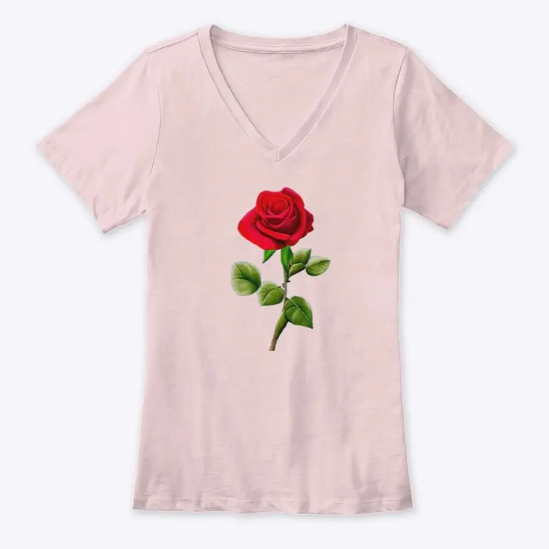 The Rose Flower Tee - Shirt 