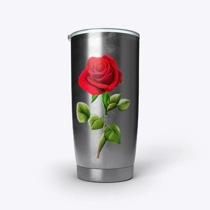 The Rose Flower Tumbler